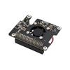 Black PCB PoE Expansion Board Set with Onboard Cooling Fan for RDK X5
