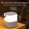 Rechargeable LED Touch Night Light: Warm, Soft Eye-Friendly Bedside Lamp for Nighttime Comfort