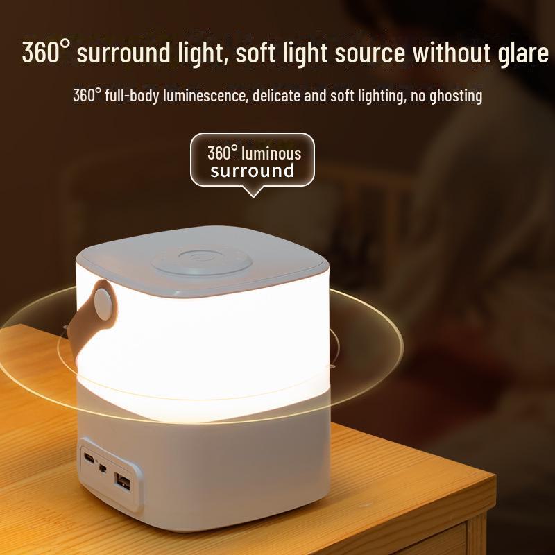 Rechargeable LED Touch Night Light: Warm, Soft Eye-Friendly Bedside Lamp for Nighttime Comfort