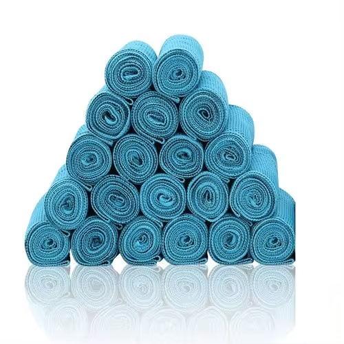 

20 шт. холодных полотенец, портативное летнее полотенце из ледяного шелка для тренировок в спортзале, для занятий фитнесом на открытом воздухе, быстросохнущее, мягкое, прочное холодное полотенце для фитнеса 30x100cm небесно-голубой