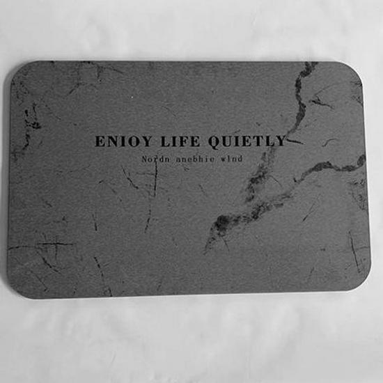 Diatomaceous Earth Quick-Dry Absorbent Anti-Slip Bathroom Floor Mat