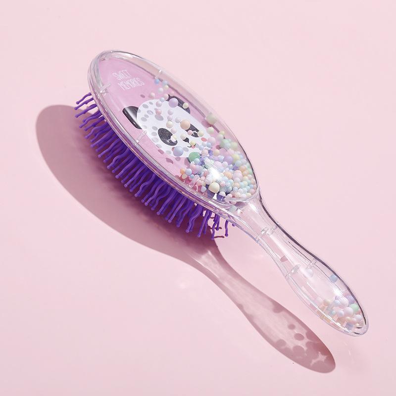 Bling Paddle Brush Cartoons Custom Paddle Hair Brushes ABS Massage Hair Extensions Brush
