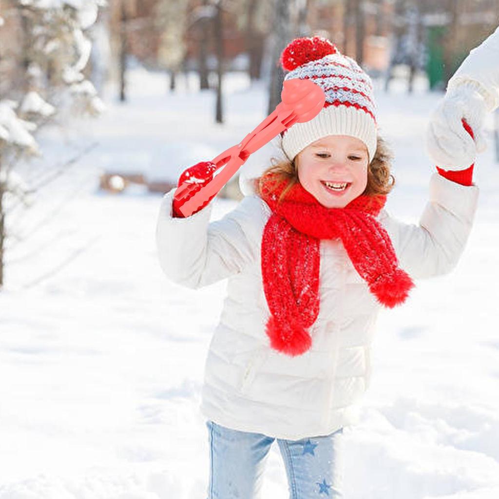 Funny Poop Snow Mold SnowballMaker Snow Toys Winter Snow Mold Tongs Portable Cartoon Snow Sand Clip Mold Kid SnowballFight