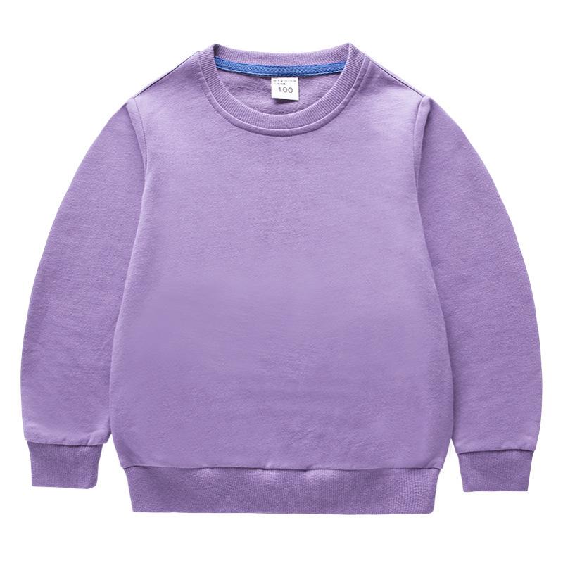 Nuova Felpa con Cappuccio per Bambini 2026: Top per Bambini in Stile Coreano per Maschi e Femmine, Colore Unito, Girocollo, Manica Lunga, Moda Primaverile.