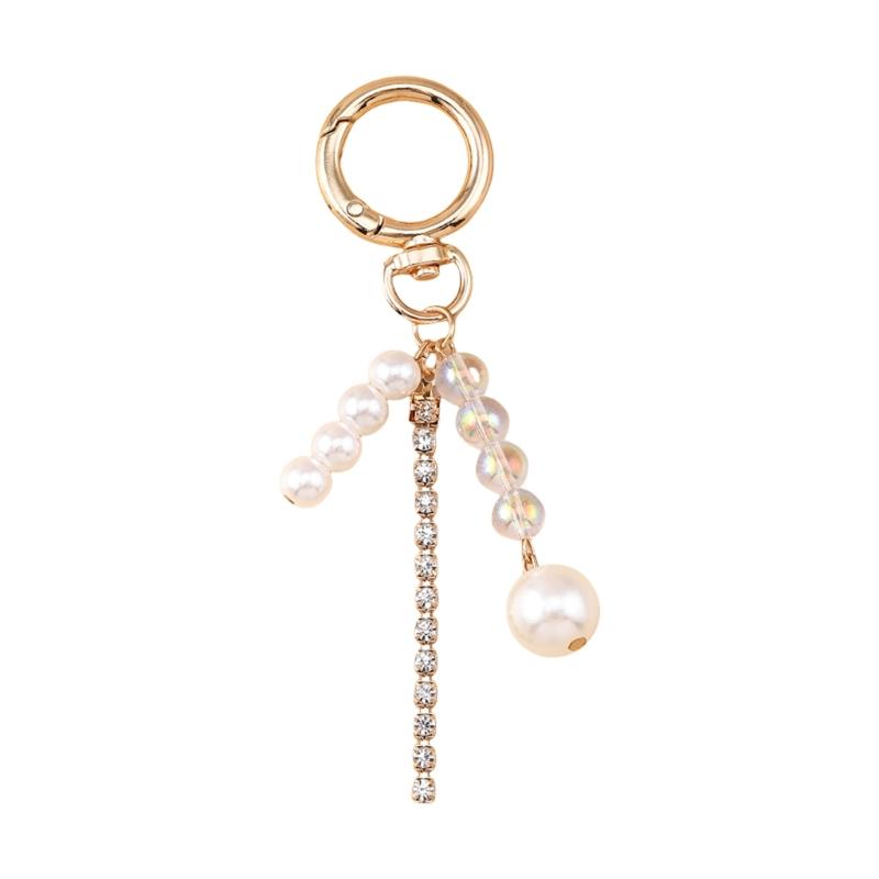 

Lightweight Beach Theme Keychain For Ladies Fashionable Shell Seahorse Starfish Design Bag Charm for Trendsetters