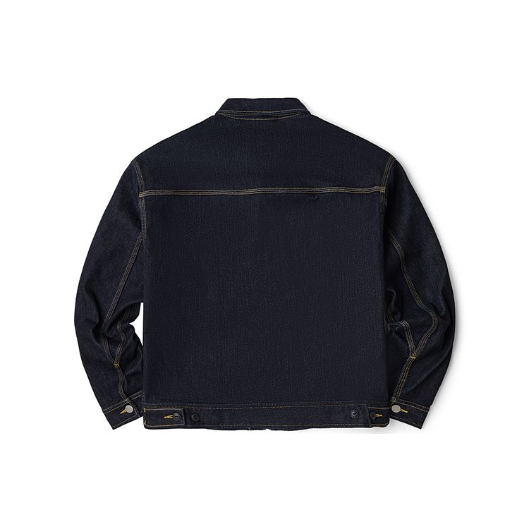 Lee Solid Color Contrast Stitch Multi Pocket Denim Jacket Men jackets LMT004078101292898L00