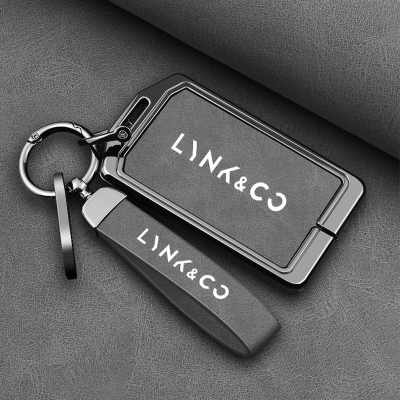 Metal Protective Shell for Lynk & Co Card Key: Anti-fall, High-end with Buckle & Hanging Bag
