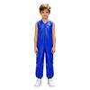Kinder Jungen Mädchen Adaptiver Overall Wasserabweisende Windelüberzug Body Ärmellos Reißverschluss Elastische Beinöffnung Strampler für Pool Strand Schwimmen