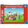 Puzzle 200 pièces XXL Les aventures de Super Mario, 00012993, Dès 8 ans, Ravensburger