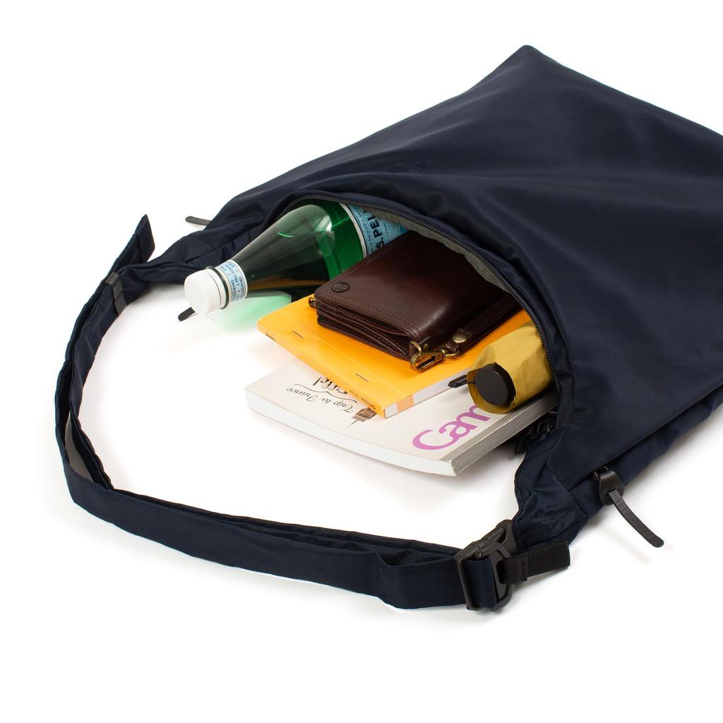 DSBK Register Sling-Small, 8L Water-Repellent High-Density Nylon Twill Shoulder Bag, JXF-3433 (Navy)