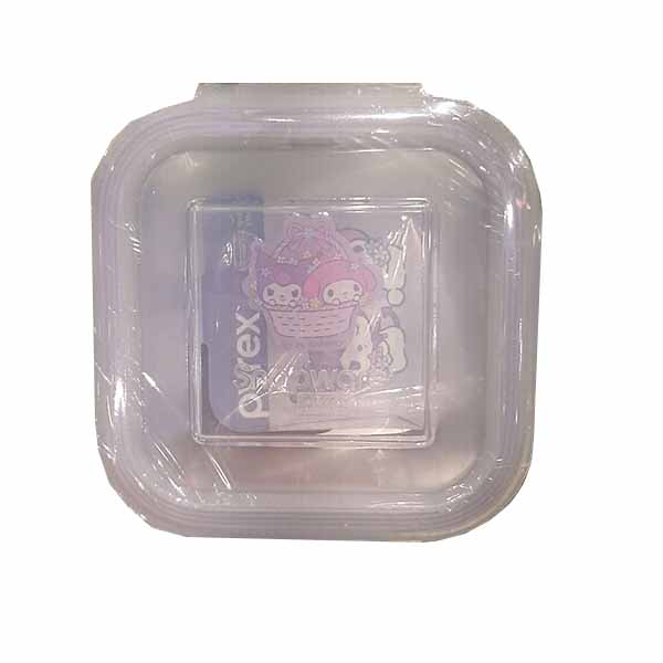 Corelle Pyrex My Melody & Kuromi Airtight Square Container 310ml