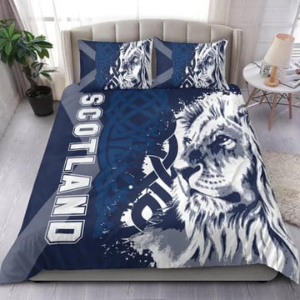 Täckeskyddset Tmarc Tee Skottland Celtic Tattoo The Lion Rampant Bedroom Decor Bäddset