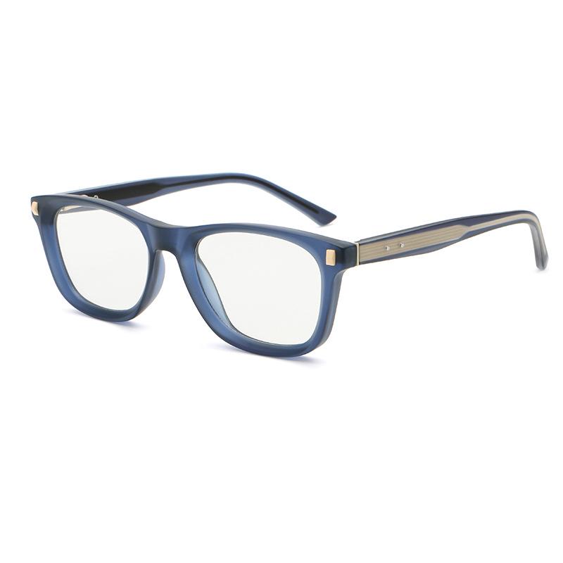 European Retro Anti-Blue Light Glasses: Unisex Square Frames for Myopia and Street Style
