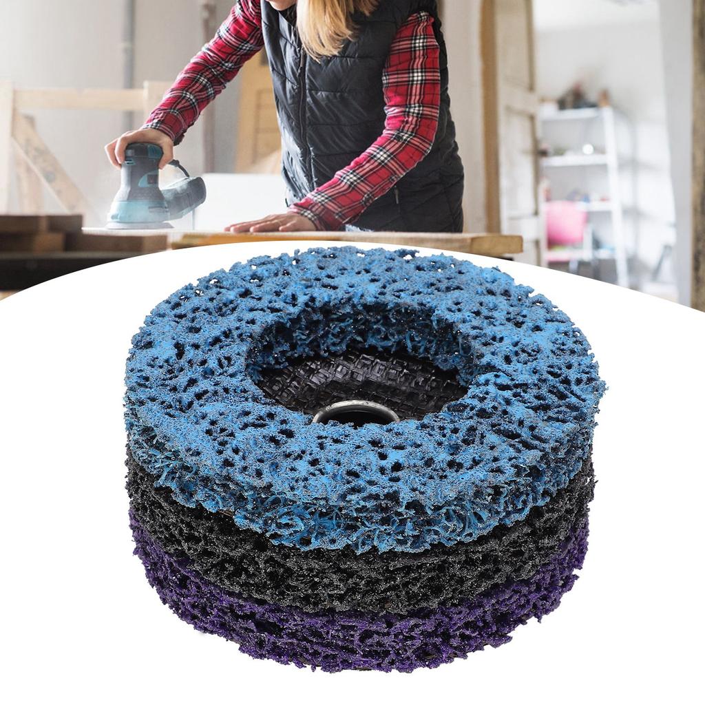 Polishing Disc Pad Buffing Wheel Elastic Resin Grinding Tool Abrasives 4in 100x16mm Grinding Tool Abrasives Polishing Wheel