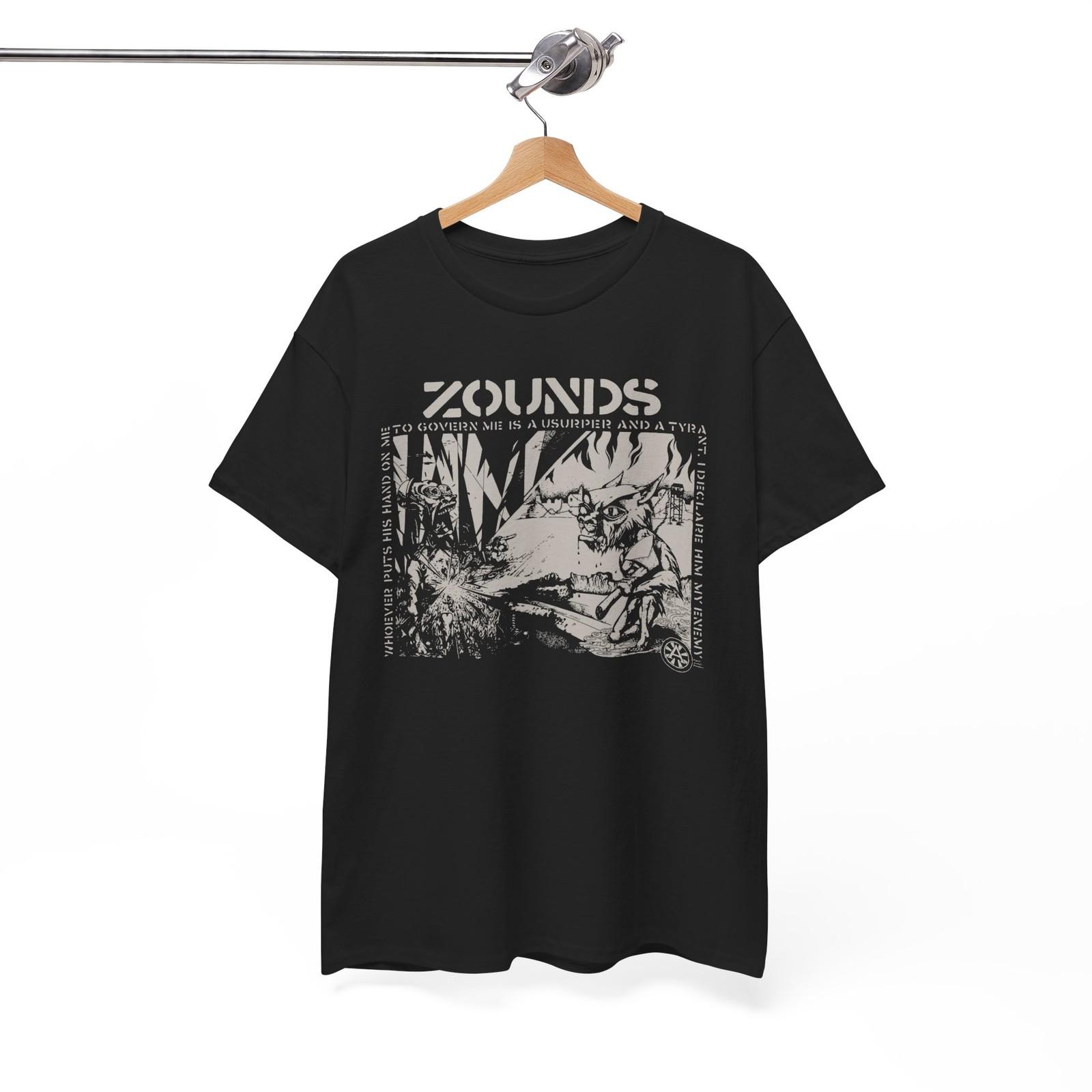 ZOUNDS Футболка панк Анарко-Панк Crass Mob Conflict Omega Tribe Crass Унисекс Футболка S
