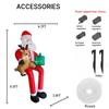 Decor de Curte de Crăciun de 9,5 picioare, Decorațiuni Gonflabile de Crăciun cu Moș Crăciun, Ren, Cadou, LED, Ornament de Casă, Articole de Crăciun, Jucărie