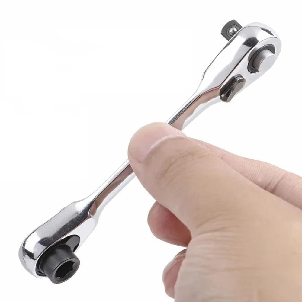 6.35 mm Mini Quick Ratchet Wrench 72 Tooth Hexagonal Ratchet Wrench Hand Repair Tool