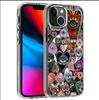 Colorful Heart Eyes Magnetic Case for iPhone 15/16/17 Pro Max: Transparent Full Coverage