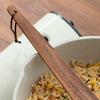 Wooden Shovel High Temperature Resistance Cooking Spatula Oil Resistivity Teak Wood Ladle for Camping BBQ for Outdoor