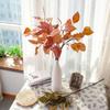 Lifelike Simulated Flowers Luxury Artificial Plant Fake Persimmon Leaves Outdoor Garden Decor