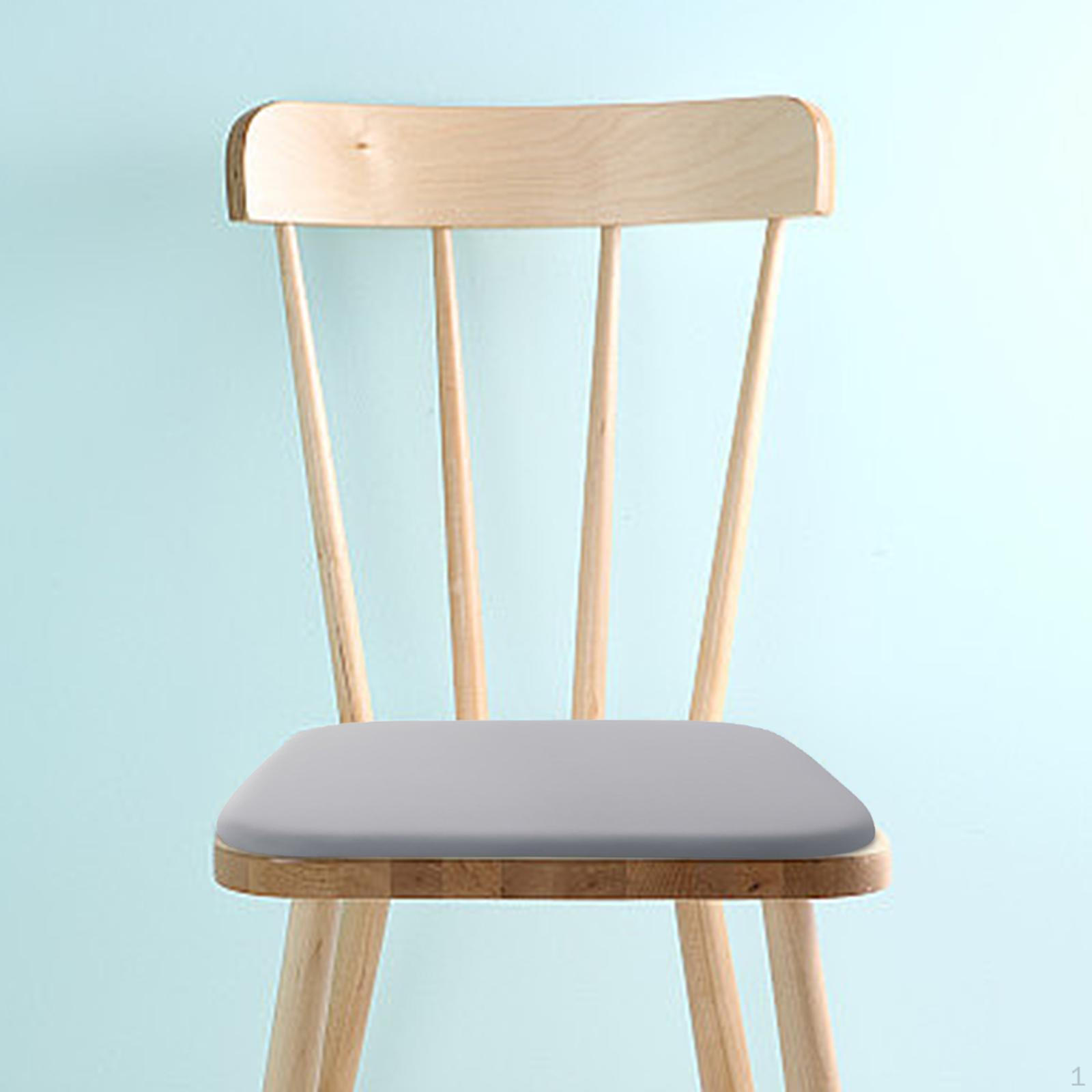 Chair Cushion Dining Seat Memory Foam Pad for Tea Ceremony Sofa Gray 40x40cm 1415₽