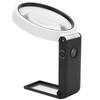 TH?7018?C Magnifying Glass Portable Folding Reading Magnifier with LED Light Scale 3.5X 25X
