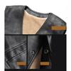 Winter Men Thick Warm Fleece Vest Coat Male V Neck Single Breasted Vest Casual Male Clothing Outerwear