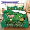 Unionbears Muster Bettwäsche Steppdecke Set Bettbezug Kissenbezug Heimdekoration Geburtstagsgeschenk (1 Bettbezug + 2 Kissenbezüge, ohne Füllung)