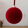 Flocked Velvet Christmas Ornament Ball Decor Tree Hanging Party Decoration Festive Holiday Home