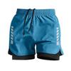 Mens Quick-Dry Board Shorts With Double-Layer Lining Surfing Swimming Running Beach Sports
