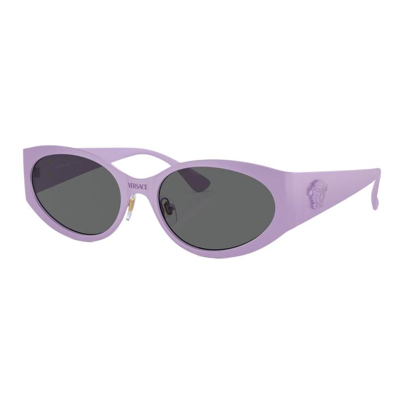 Versace Brand Logo Metal Butterfly Sunglasses Women's Purple 17386174 VERTK299PURLLLLL00-Purple F