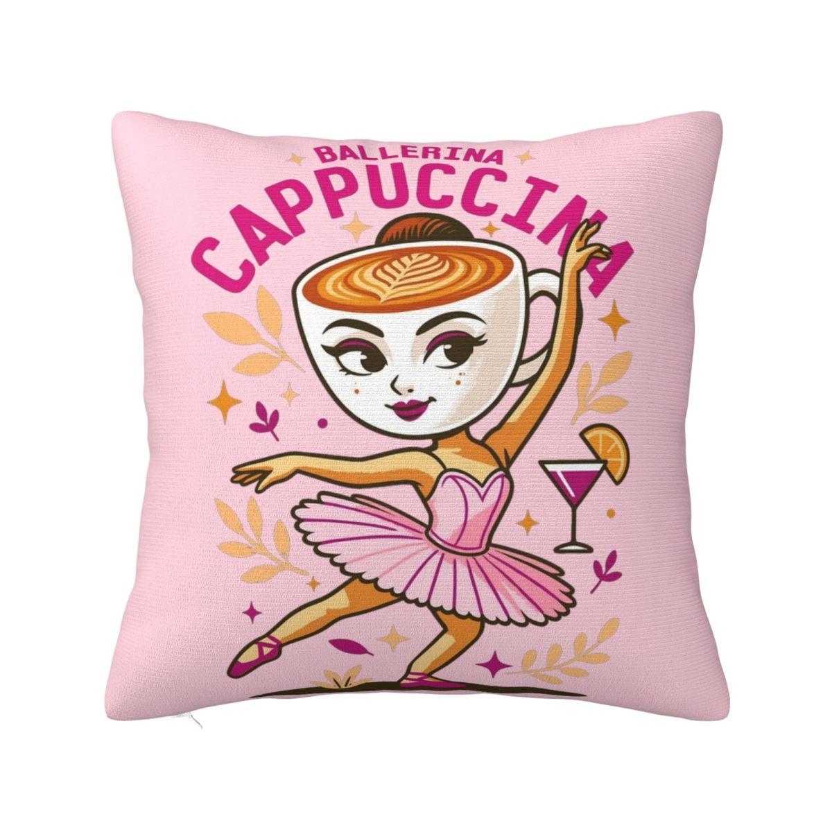 

Brainrot Meme Italian Brain Rot Tung Tung Tung Sahu Pillow Case Cushion Polyester Pillow Cover Morden For Sofa Car Home Decor 18x18Inch