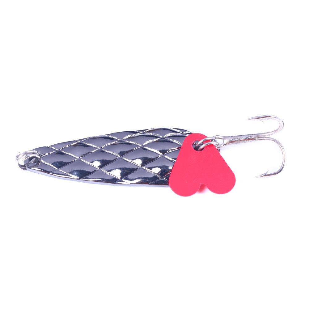 

Pineapple Pattern Metal Sequin Fake Bait Fishing Lure 4.5cm-9g 6# Wholesale Small Bean Sequins for Fishing Gear 4.5CM-9G-6
