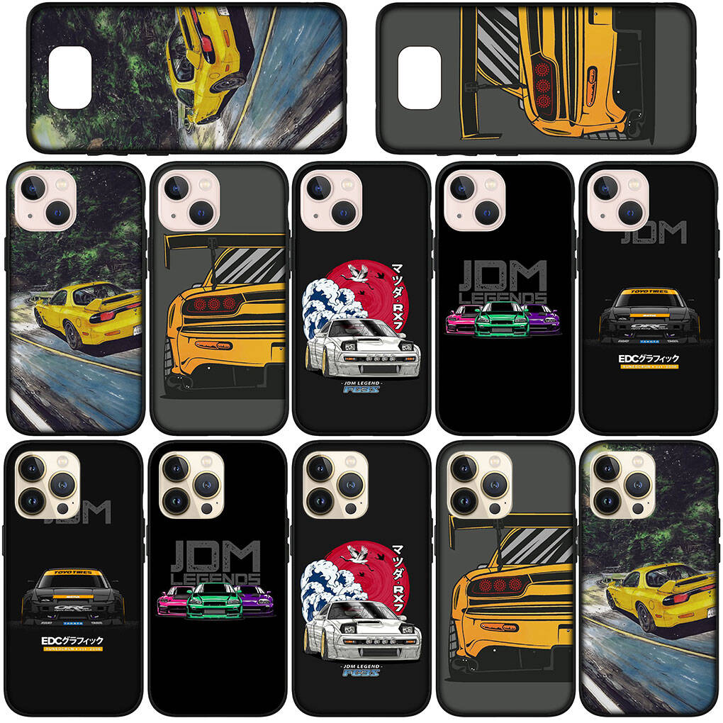 for iPhone 17 16 15 Xiaomi Poco F7 F8 X7 X6 C85 C75 M8 Redmi Note 14 13 12 11 Pro Max 14C 15C A3 A4 Phone Case Supercar Initial D AE86 Super Car Cover