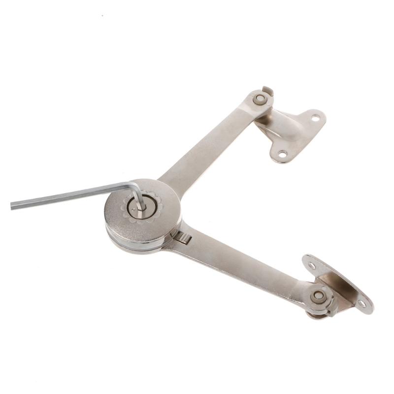 Adjustable Stop Stays Door Lift Up Support Furniture Stay Support Hinge Cabinet Door Kitchen Cupboard Hinges for 4-15KG