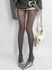 Dámské sexy punčochové kalhoty s dutým síťovaným krajkovým rozkrokem
