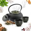 CAST IRON KETTLE 1.5L TEA INFuser with Strainer SET OF 2 CUPS