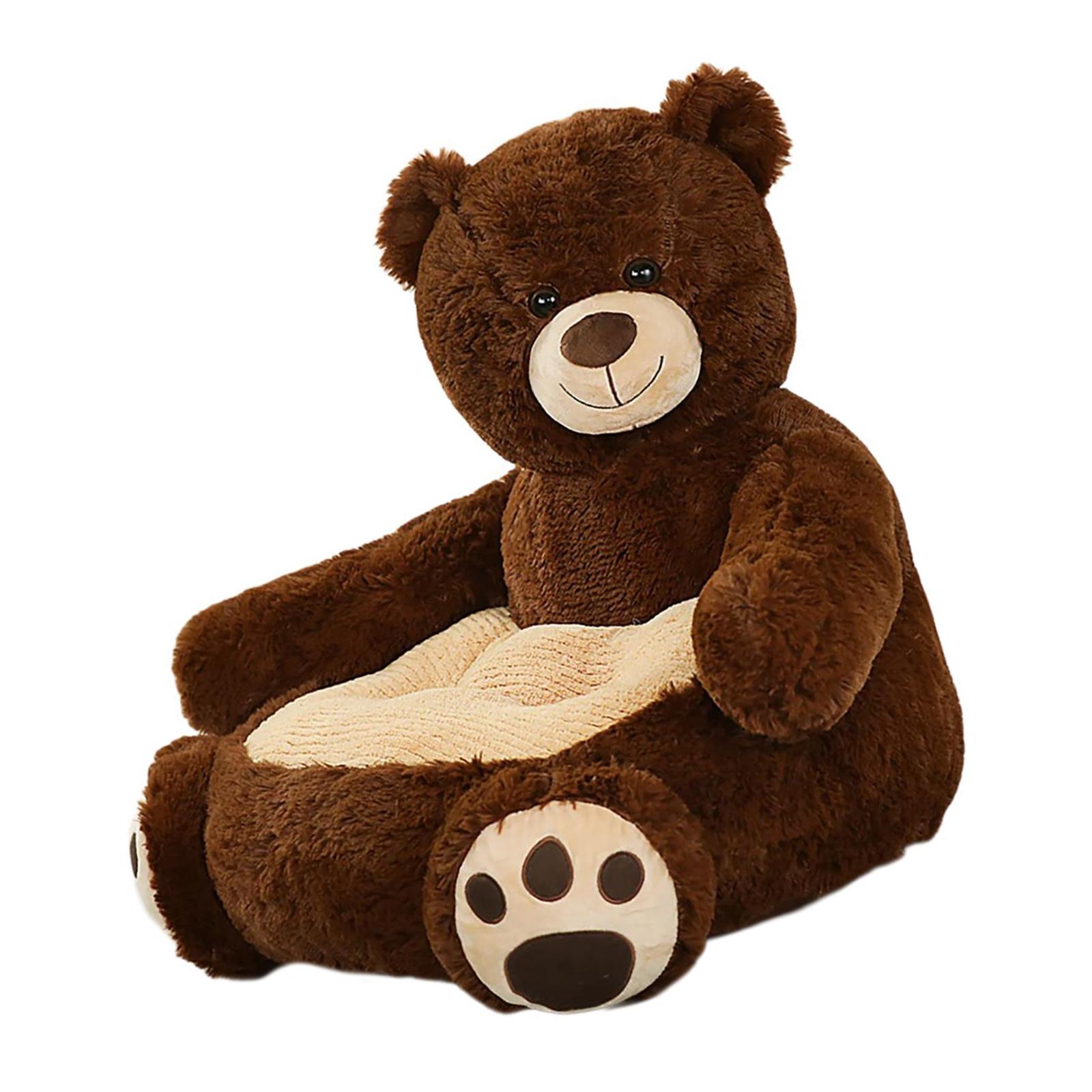 

50x50x45см Милый диван-кресло для малышей в форме животного, мягкое плюшевое кресло для сидения, поддержка для младенцев для сидения и обнимания B