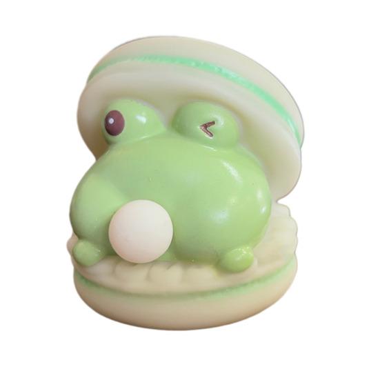 Bubble Animal Macaron Fidget Toy Stress Relief Dog Cat Rabbit Frog Squeeze Sensory Toy Anti-Anxiety Soft Stress Ball Pinch Desk Toy