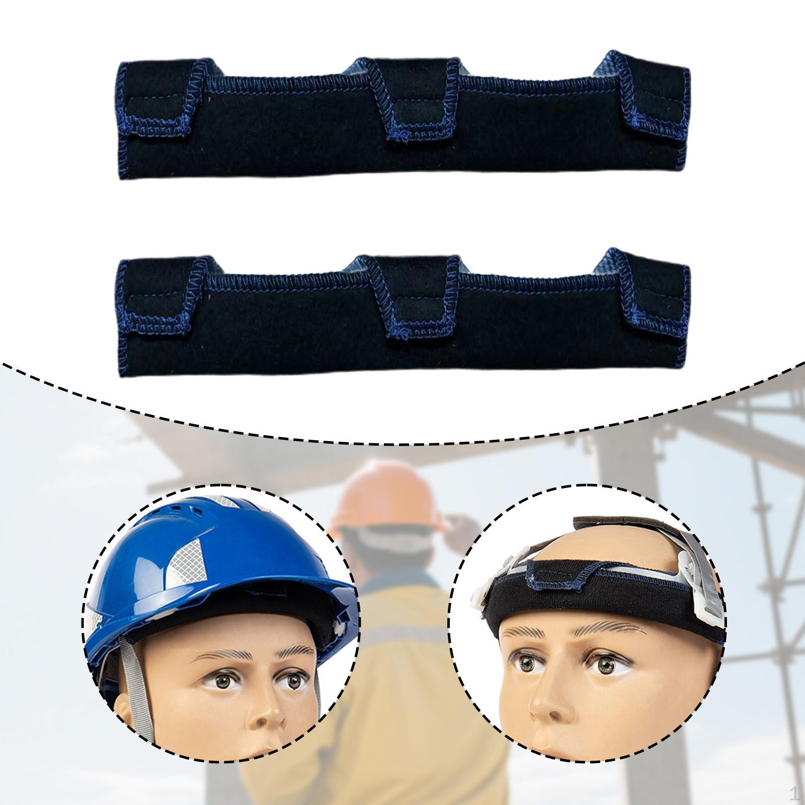 

2 Pieces Sweatbands for Hard Hat Liners Soft Headbands Breathable Hardhat