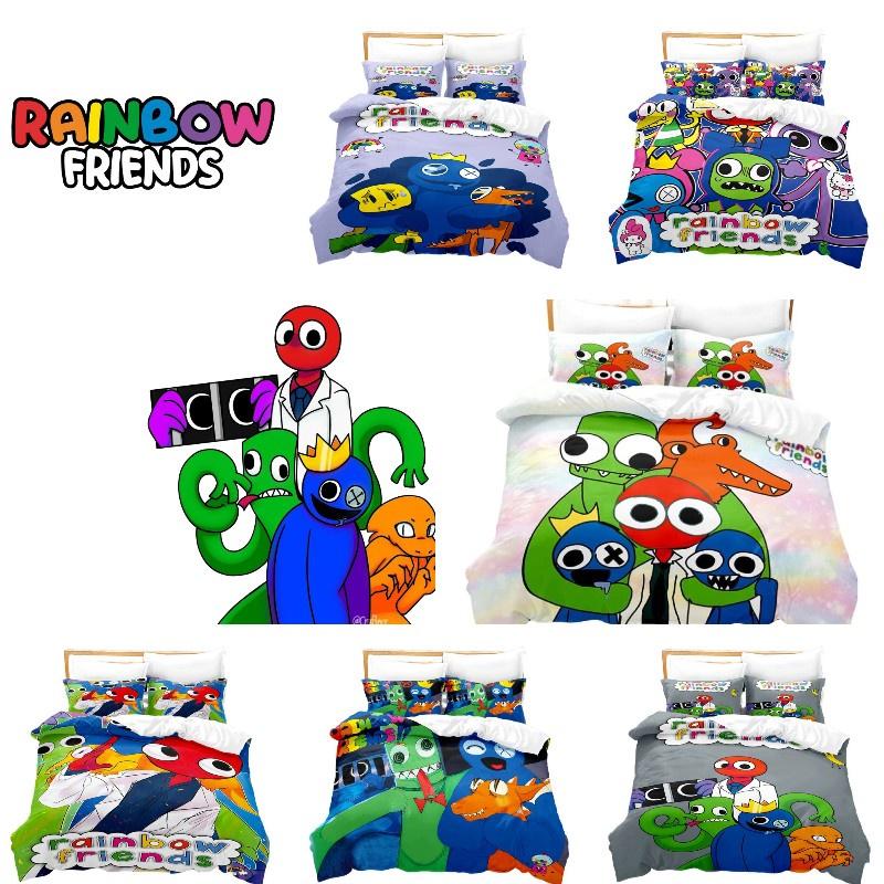 Adorable Rainbow Friends Duvet Cover Set Add Some Charm To Your Room
