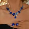 Genteel Temperament Necklace Earrings Set Exquisite Women Jewelry Set  Women