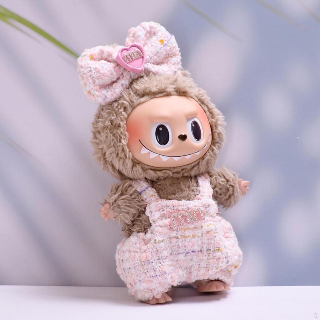 2 Pieces Doll Clothes Set Costumes Decorative Photo Props Soft Girl Outfits for 5.91inch or
