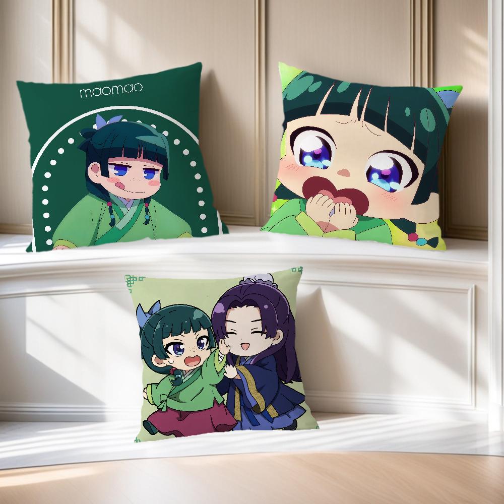 Anime Chibi Niedlich Die Apothekerin Maomao Weicher Kissenbezug für Sofa Wohnzimmer Homeoffice Dekor Schutzhüllen funda