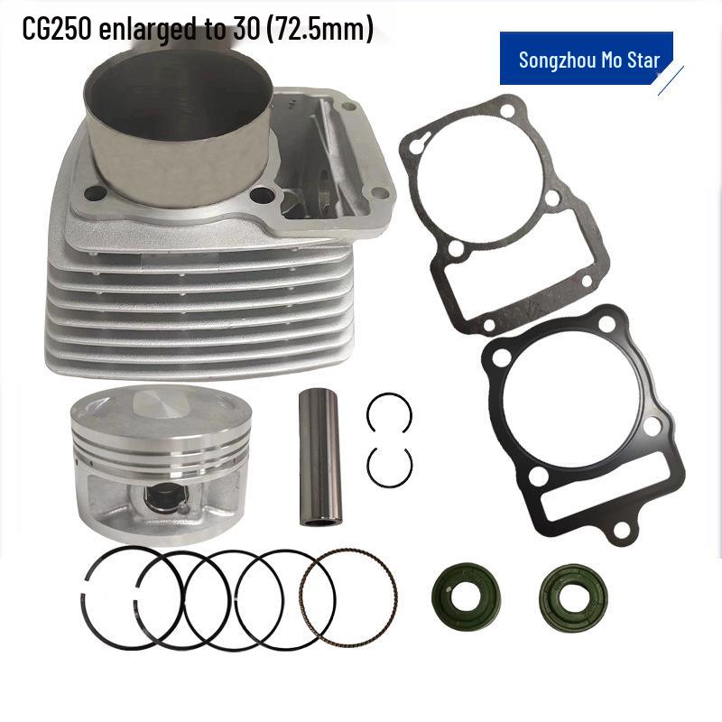 

72.5mm 350CC Engine Cylinder Kit for CG250/CG350 Motorcycles and ATVs CG250