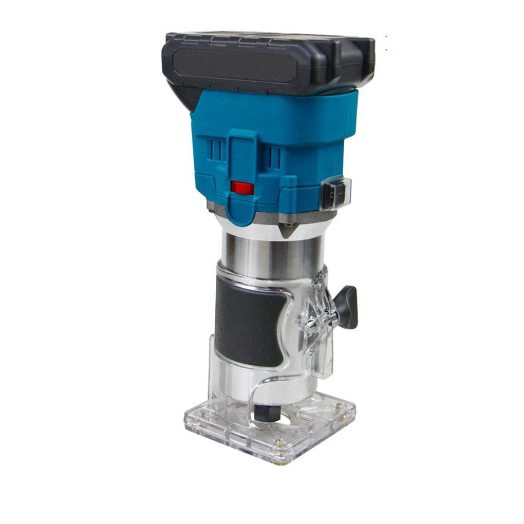 

Аккумуляторный электрический триммер Регулируемый Фрезер для дерева Обрезка Гравировка Прорезная машина Фрезерный электроинструмент со сменной головкой