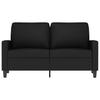 2 Seater Sofa Black 120 Cm Velvet