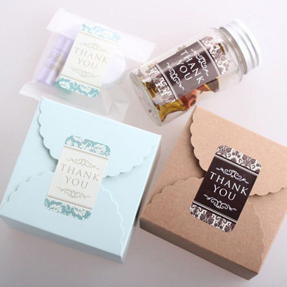 Self-adhesive Thank You Labels Paper Labels Stickers Sealing Sticker Cake Candy Box Gift Box