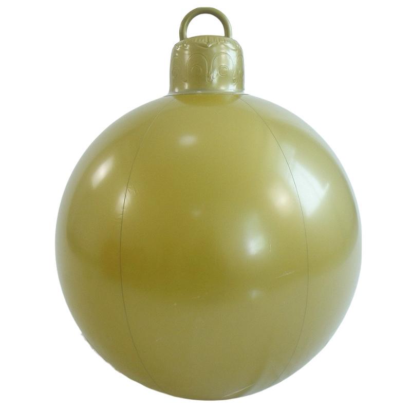 1PC Christmas Decorations Outdoor Patio Hanging Pvc Solid Color Christmas Ball Large Size