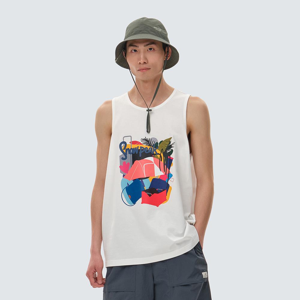 [Snowpeak] [snowpeak X Seong Nak-jin] Graphic Sleeveless Off White (S24MMFST72) 100